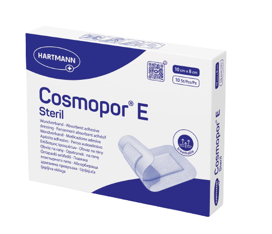 Абсорбуюча адгезивна пов'язка Cosmopor® E steril 10см х 8см 10шт
